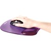 Fellowes - Alfombrilla de ratón y reposamuñecas de gel transparente,