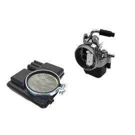 Carburettor 12 mm + Air Filter Set Suitable for Piaggio Ciao Bravo SI Boxer - 16 mm Intake Manifold Connection - 51 mm Air Filter - Moped Tuning Set