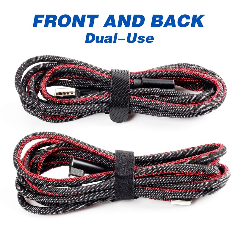 OneLeaf 80PCS Reusable Cable Ties, Black Adjustable 150mm Cord Organizer