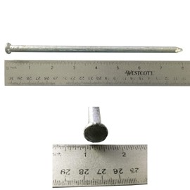 (5) 80d - Galvanized Spike nails - (5) Pack (5)