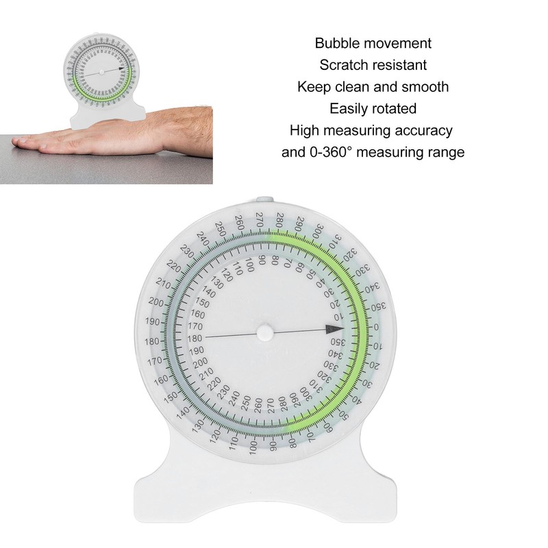 Inclinometer Gauge for Physical Therapy Non Leak Bubble Accurate Measurements