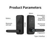 Smart Lock, Keyless Entry Door Lock with Sleek Matte Black
