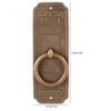 2 Sets Chinese Style Handle Single Hole Door Pull Knobs