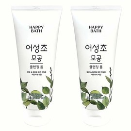 Happy Bath Houttuynia Cordata Cleansing Foam 200g 2pcs. Herbal Tea Cleansing Gel Skin Care Natural Ingredients Rum Cash on Delivery or Pay upon Order / 해피바스 어성초 클렌징폼 200g 2개 안제 허브 티 클렌징젤 피부관리 자연 성분 럼 착불 또는 주문시 결제