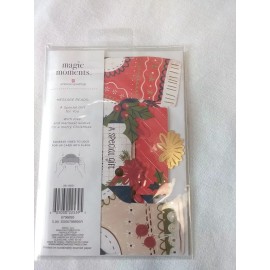 American Greetings Magic Moments Displayable Pop-Up Christmas Card ~ Stockings and Presents