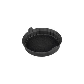 Croc Liner Silicone Universal Car Cup Coasters for Cup Holders, Removable, Dishwasher Safe Cup Coasters, Set of 4 Pack (Black)