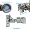 Moicstiy Adjustable Shower Head Holder, Removable Suction Cup Handheld Shower