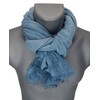 Ella Jonte Wide Men's Scarf in 3 Colours Blue Beige