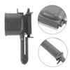 FOMIYES Semi Automatic Hair Dye Comb with Roller Teeth Light