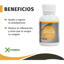 Omega 3 Y 6 Pescado 60 Cpsulas Memoria Epa Dha Sin Sabor
