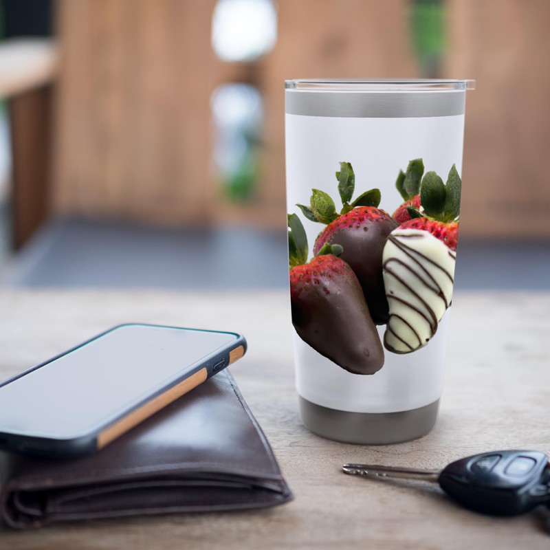 Chocolate Covered Strawberries Stainless Steel Insulated Tumbler