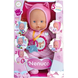 Nenuco Bebé 5 Funciones, Habla, Ríe, Llora, Chupa, Blandito
