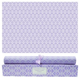 SCENTORINI 15 Sheets Drawer Liners for Dresser Lavender Scented Drawer Liners Drawer Paper Liner 14.3x19.5 Inch Sheets Scented Paper Sheets for Closet Drawers (Lavender)