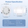 Tesansi 6 Inch Inline Duct Fan with EC Motor -