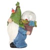 Faceless Doll Statue Exquisite Solar Powered Light Bright Colors Durable