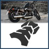 INFINAUTO Motorcycle Fuel Tank Protector 3D PVC Rubber Pad Black