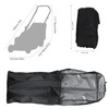 SilverCoated Lawn Mower Waterproof Cover High Temperature Resistance Dustproof Protector(Black