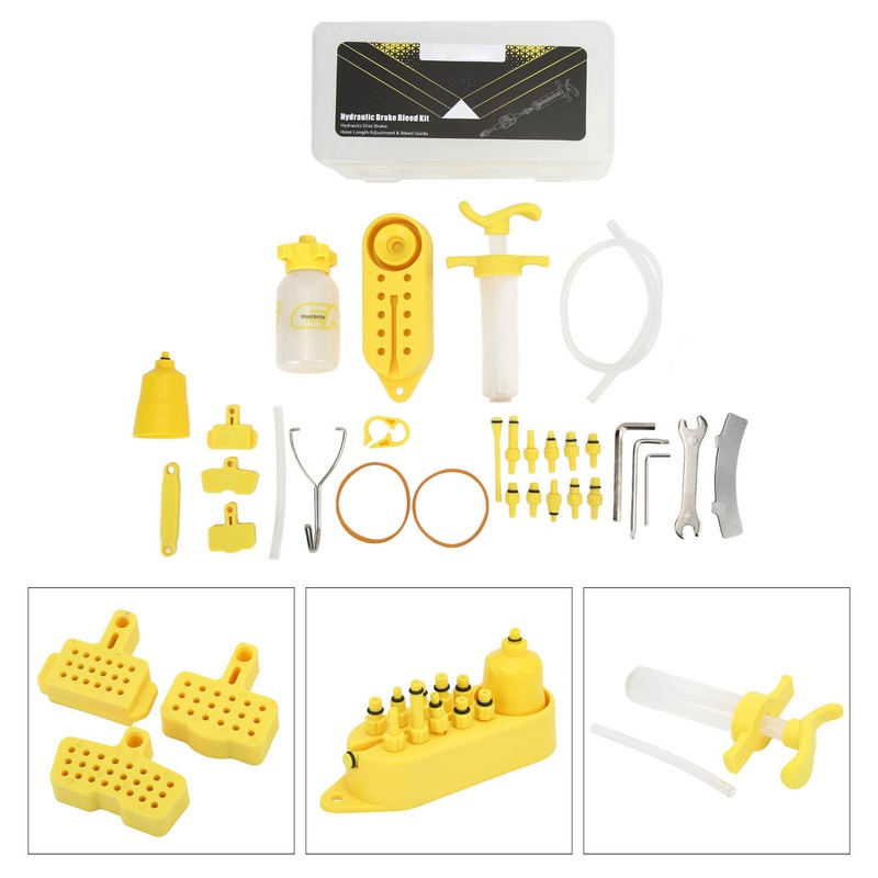 Bike Brake Bleed Kit High Strength Flexible Low Resistance Bike