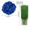 FagusHome Silk Hydrangea Heads 36 Pcs Artificial Flowers Heads and