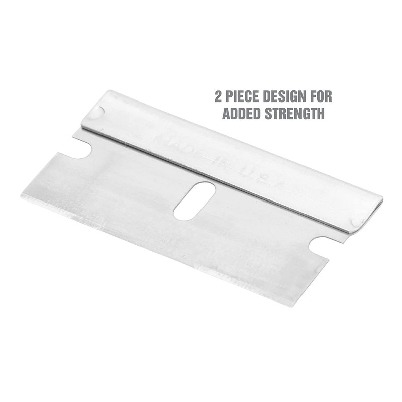 OEMTOOLS 25181 Razor Blades, 100 Pack Utility Knife Blades Refills,