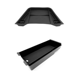 LUWU 2025 2026 Accesorios para Prius para 2023 2024 2025 2026 Toyota Prius LE/XLE/Limited/Nightshade Bandeja de almacenamiento del tablero, organizador de consola central, caja de almacenamiento para