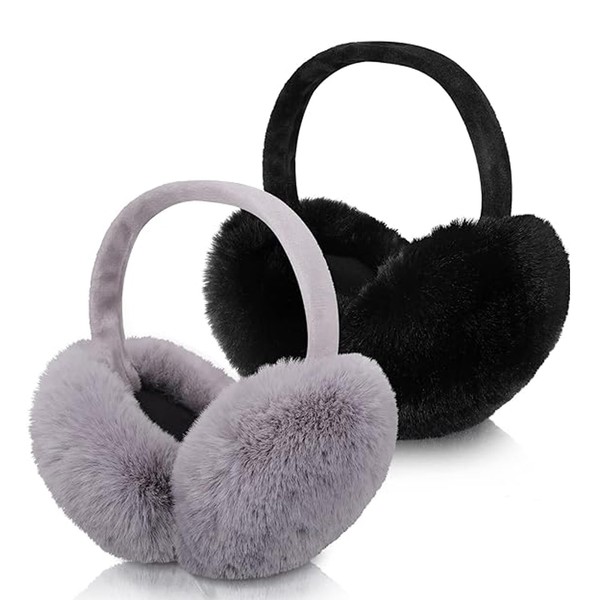 Pack of 2 Winter Ear Warmers, Ear Warmers, Women's Ear