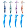 Pack of 8 Denture Brushes, Double Head Cleaning Brushes for