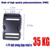 AXEN 4PCS Plastic Buckle, Dual Adjustable Side Quick Release Buckle