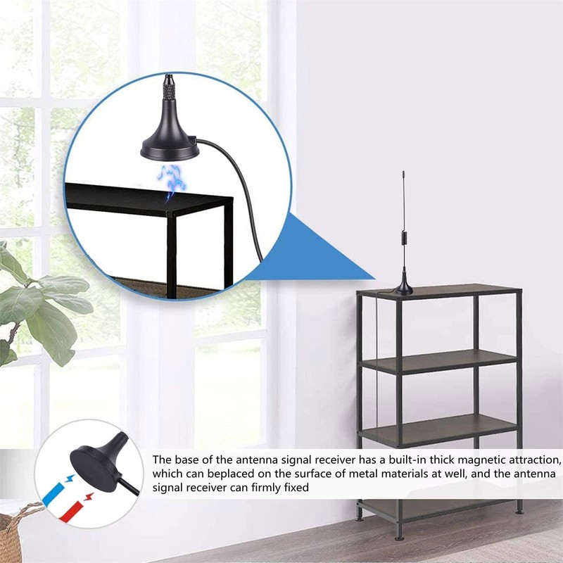 LACUCINO 75 ohm FM Antenna, Outdoor Antenna WiFi Stereo TV