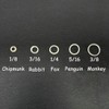 500 pcs Orthodontic Elastic Bands Dental Orthodontic Elastics Latex Rubber