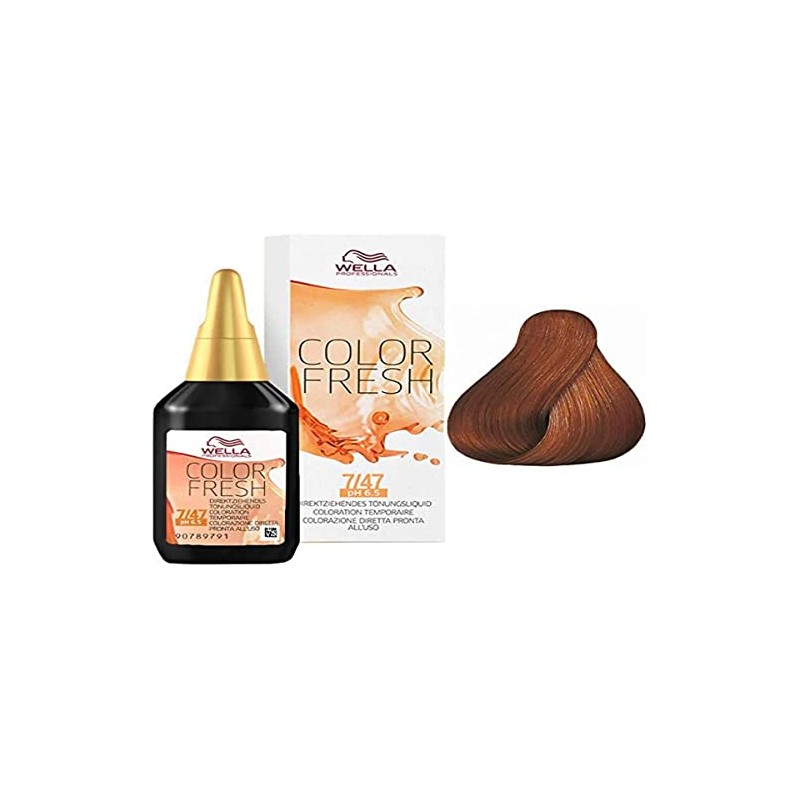 Wella Color Fresh 7/47 mi.blo.red-brown 75 ml