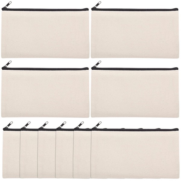 None 10 Pcs Blank Pencil Bag Cosmetic Sublimation Make up