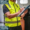 Professional Safety Vest / High Visibility Jacket / Fluorescent Yellow