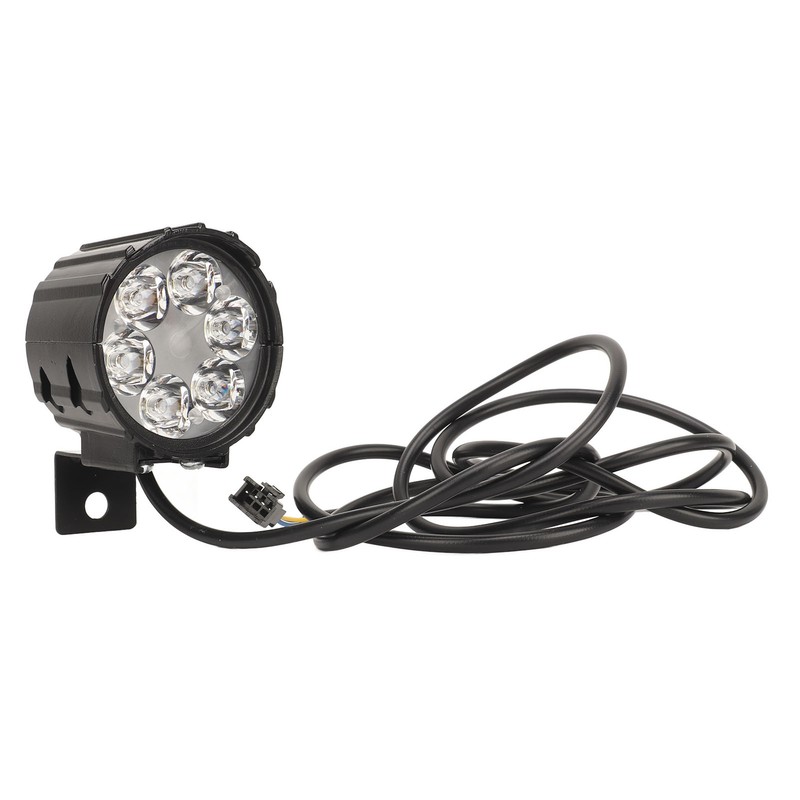 Cycling Horn Headlamp Waterproof 12‑72V Aluminum Electric Bike Front Light