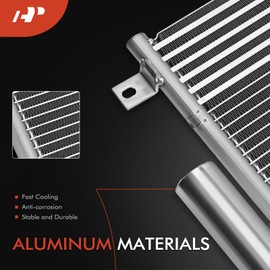 A-Premium Air Conditioning A/C Condenser Compatible with Chrysler 300 2005-2014, Dodge Charger 2008 2011-2021, Challenger, Magnum