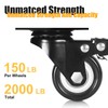 QNCZ Caster Wheels, 2" Caster Set of 4, Heavy Duty