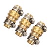 3/4" Brass Garden Hose Repair Mender Male Female Connector Stainless