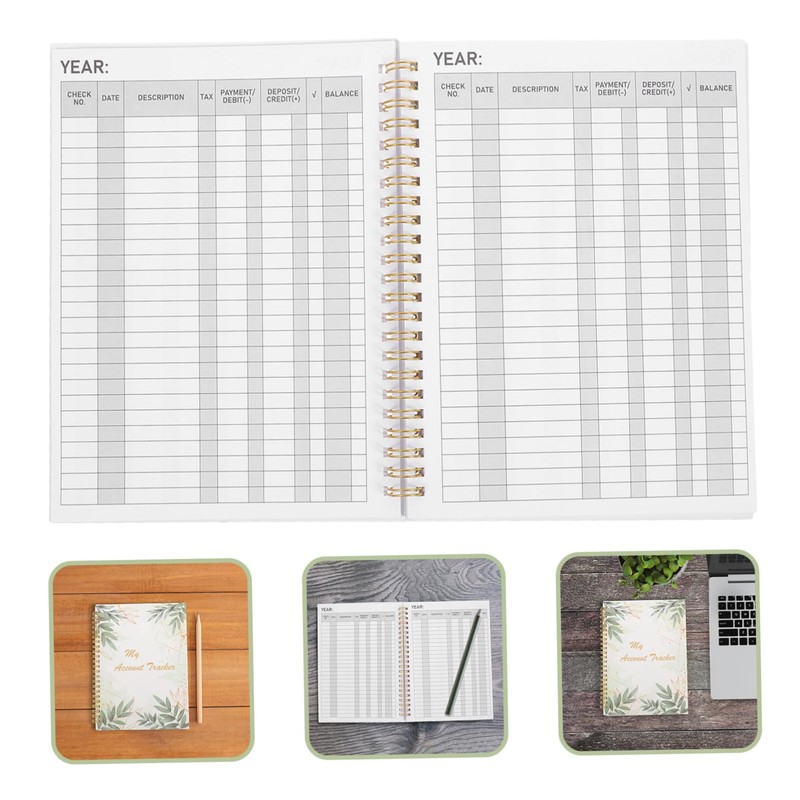 Operitacx 1 Checkbook Notebook Tool Notebook Tracker Financial Tracking Tool