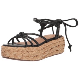 Seychelles Women's Made for This Espadrille Wedge Sandal, Black, 6
