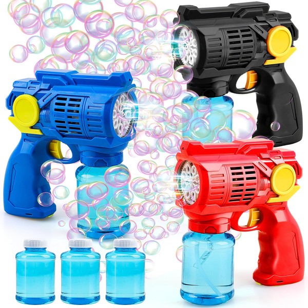 TOY Life 3 Pack Bubble Guns for Kids Outdoor Game