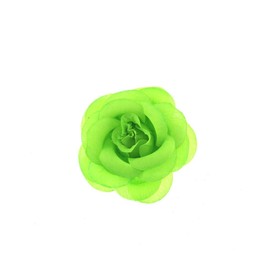 Zac's Alter Ego Glitter Rose Flower on Concord Clip & Brooch Pin