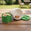 DSSWEN Stylish Pistachio & Sunflower Seed Cup with Lid -