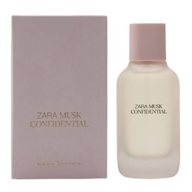 Zara Confidential Musk Perfume for Women Eau de Parfum Elegant Fragrance with Mandarin Orange Sensual Vanilla and Musk 100 ml (3.4 fl oz)