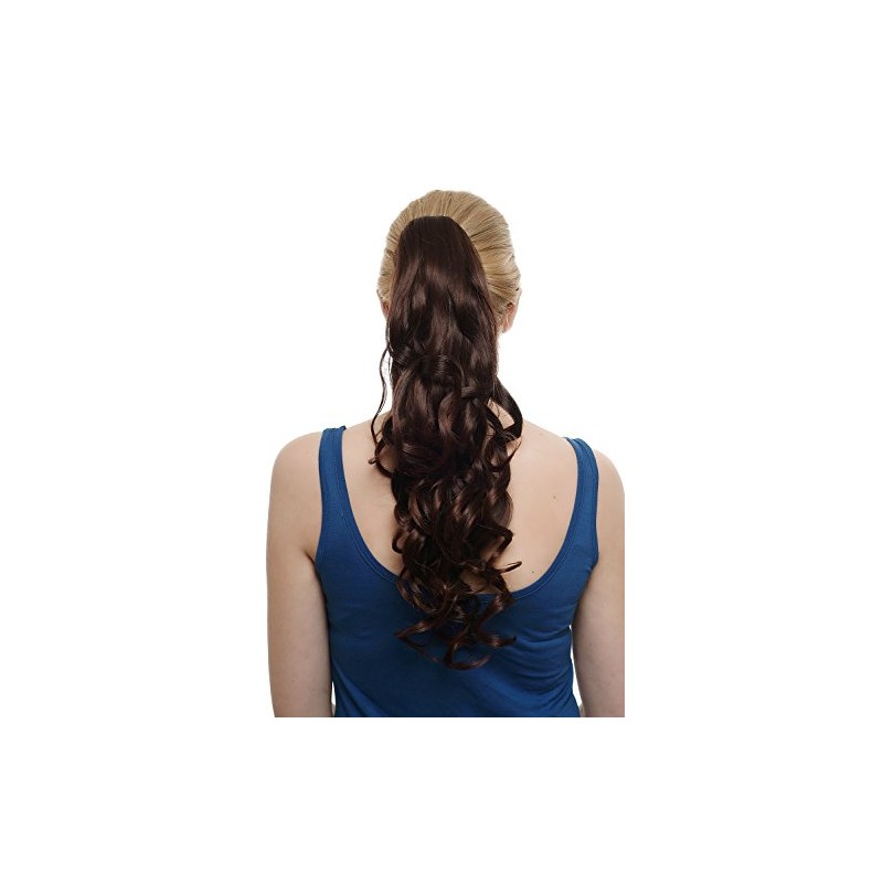 Hairpiece PONYTAIL extension VERY long BEAUTIFUL wavy slightly curly curls