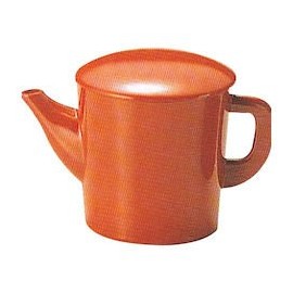 Fukui Craft 3-587-3 Hot Water Tube, Made in Japan, Buckwheat (Small), 10.1 fl oz (300 cc), Vermilion