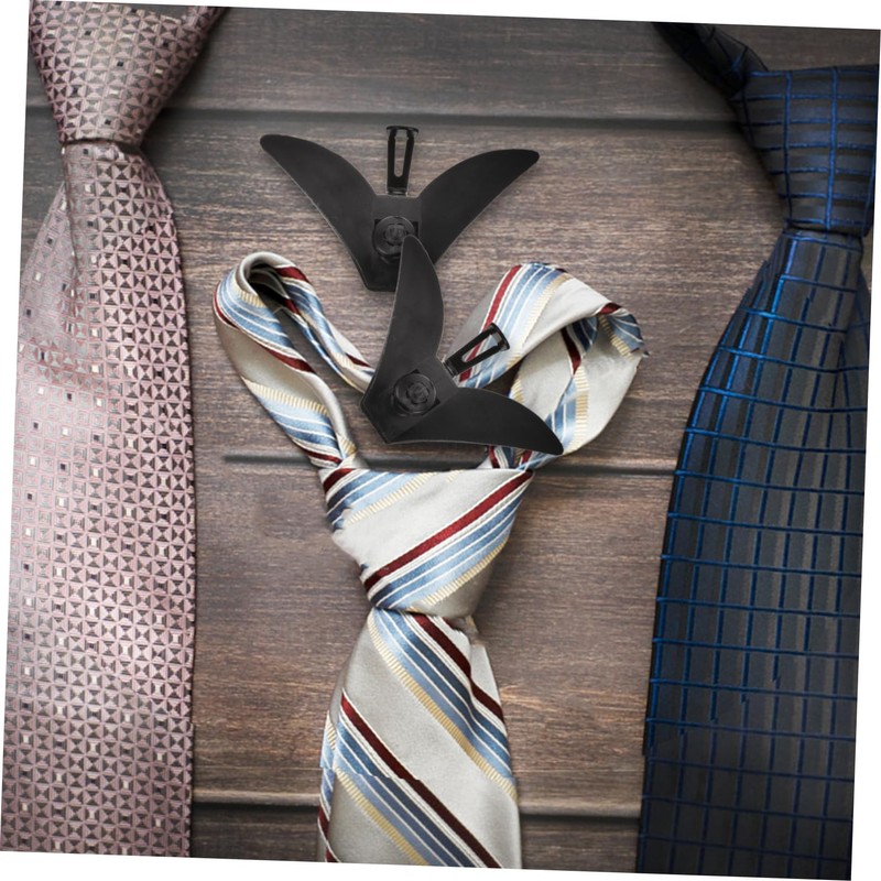 TENDYCOCO 10pcs Tie Fastening Buckle Tie Clips for Men Decor