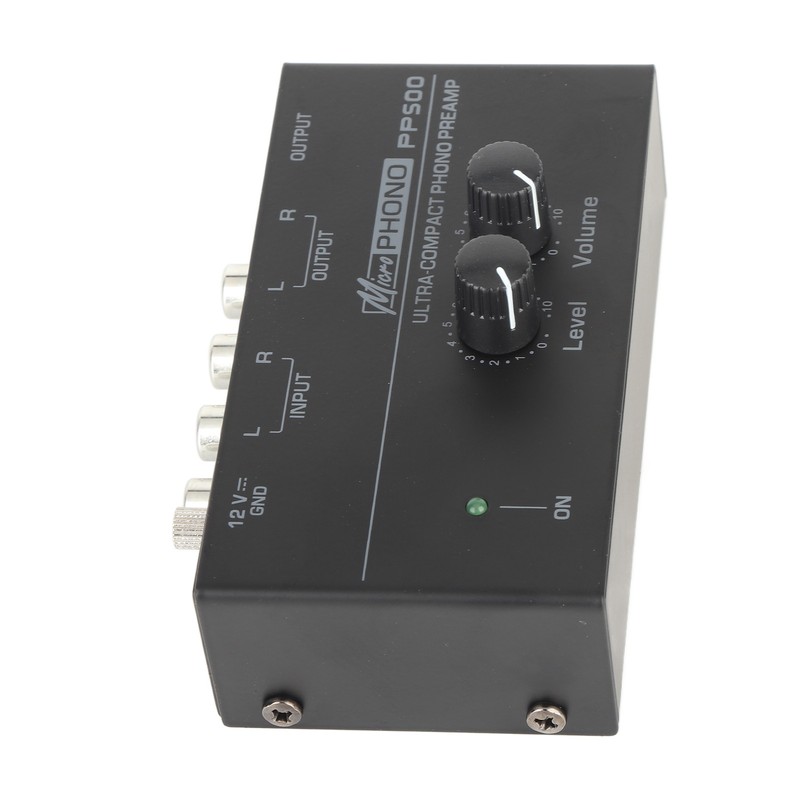 Phono Turntable Preamp Ultra Low Noise Independent Volume Control Phonograph