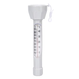 Floating Pool Thermometer with Rope Portable Floating Swimming Pool Thermometer Water Thermometer for Pool Easy Read Outdoor & Indoor Swimming Pool and Spas