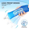 TOPTERIC Trail Running Water Bottle, Enjoy the Trail Running Experience,