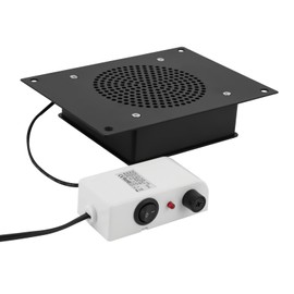 Nail Dust Collector, 110V Professional Dust Collector Nail Tech w/2 Dust Bags, 3650RPM Table Embedded Nail Vacuum Cleaner Dust Fan Suction Machine for Home Salon Beauty Shop (Black)